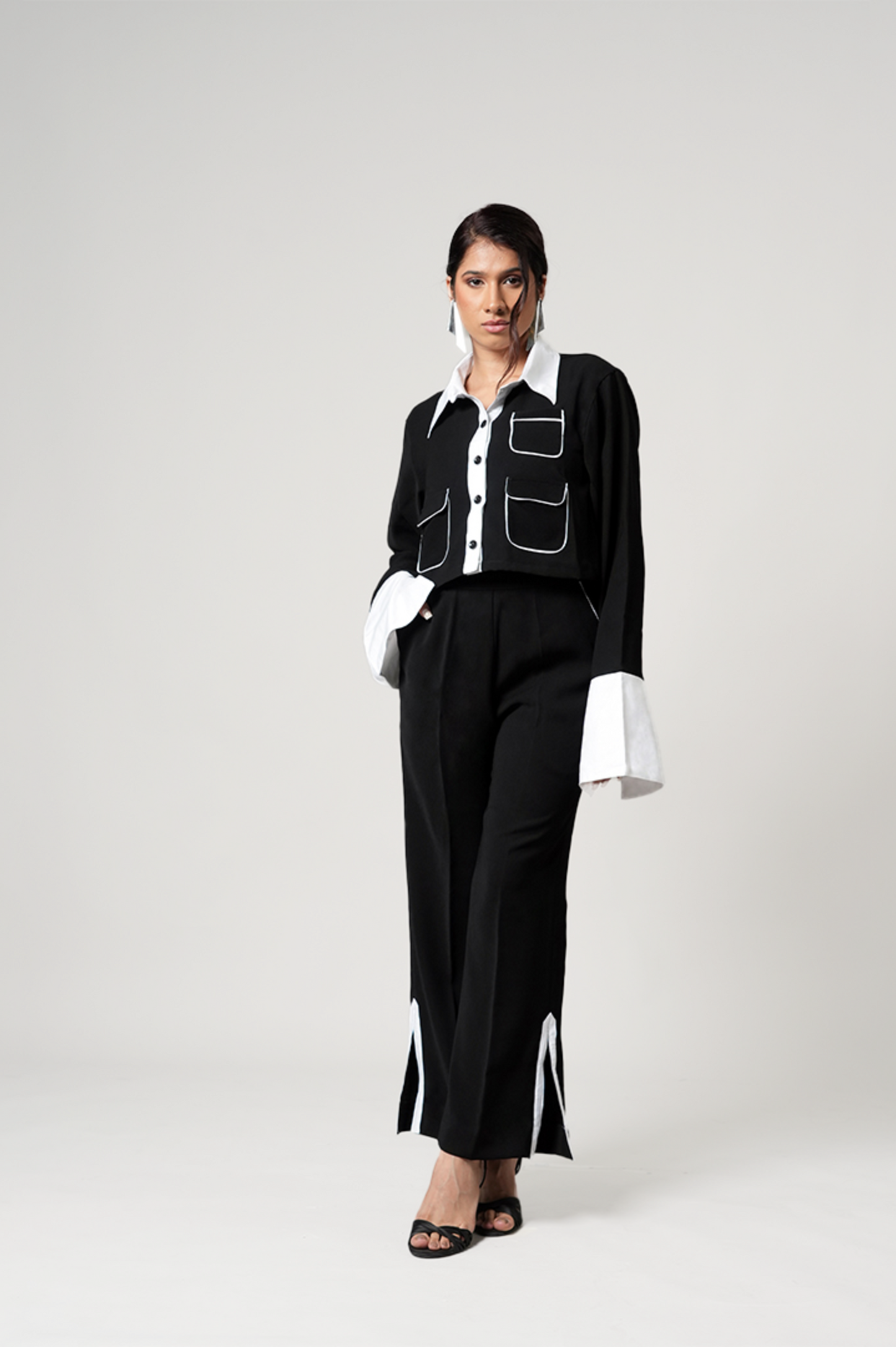 MONOCHROME CO ORD OUTFIT