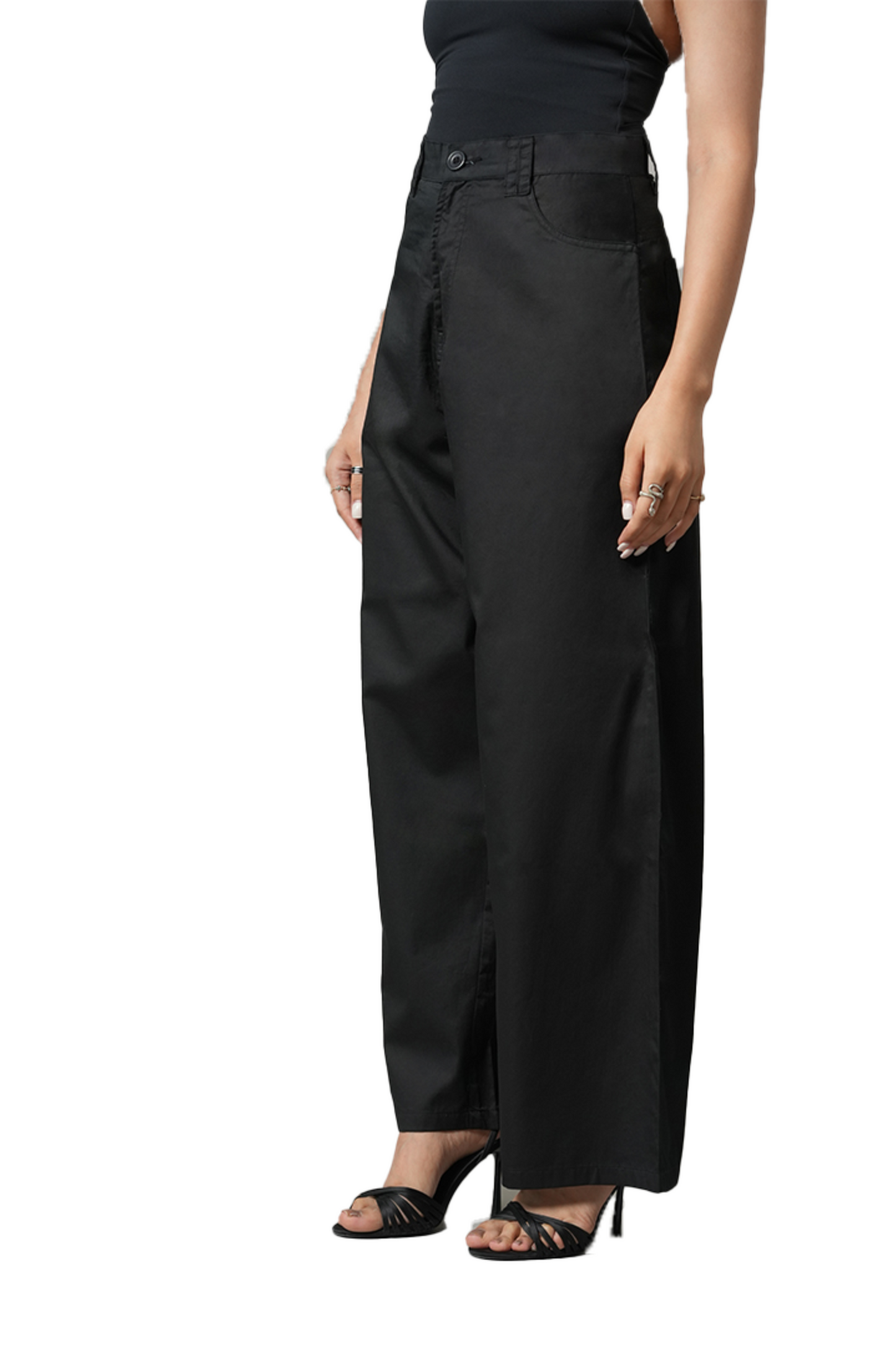 BAGGY BLACK TROUSER