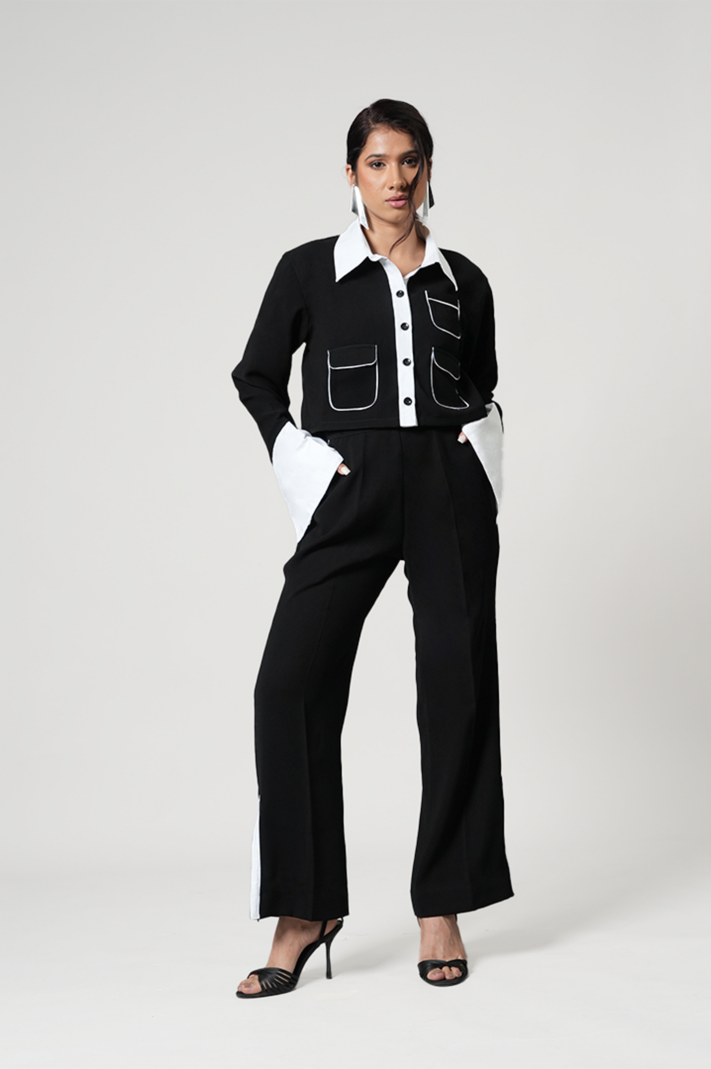 MONOCHROME CO ORD OUTFIT