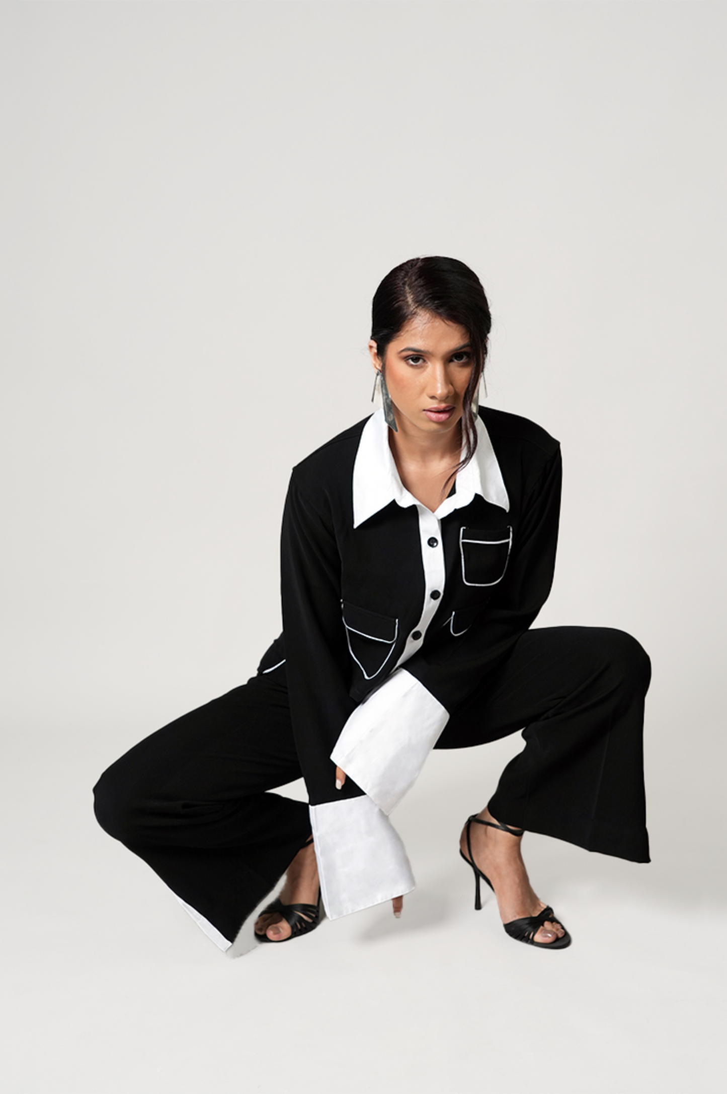 MONOCHROME CO ORD OUTFIT