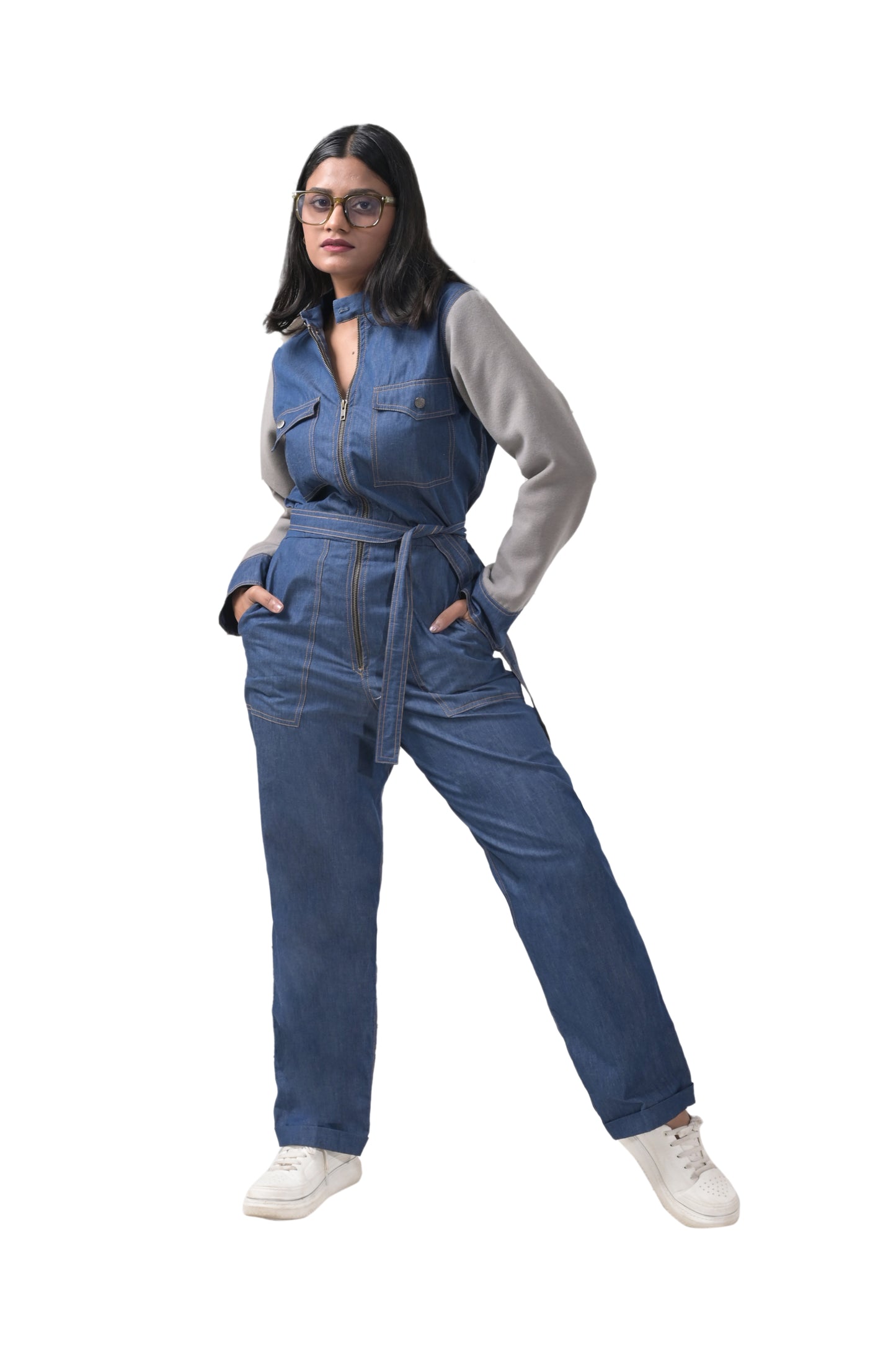 DENIM JUMPSUIT