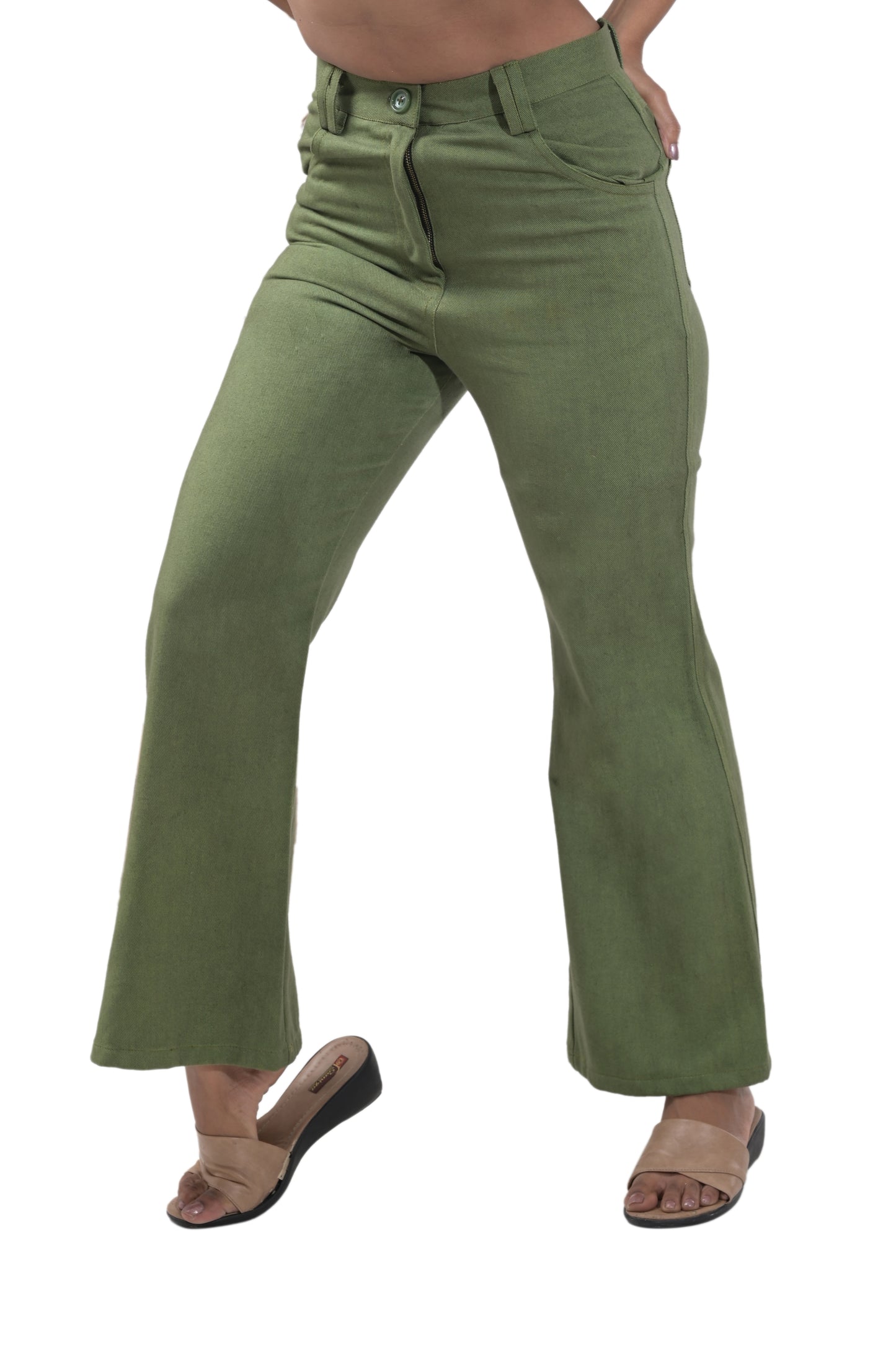 OLIVE GREEN JEANS