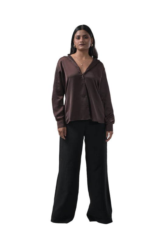 DARK BROWN SHIRT