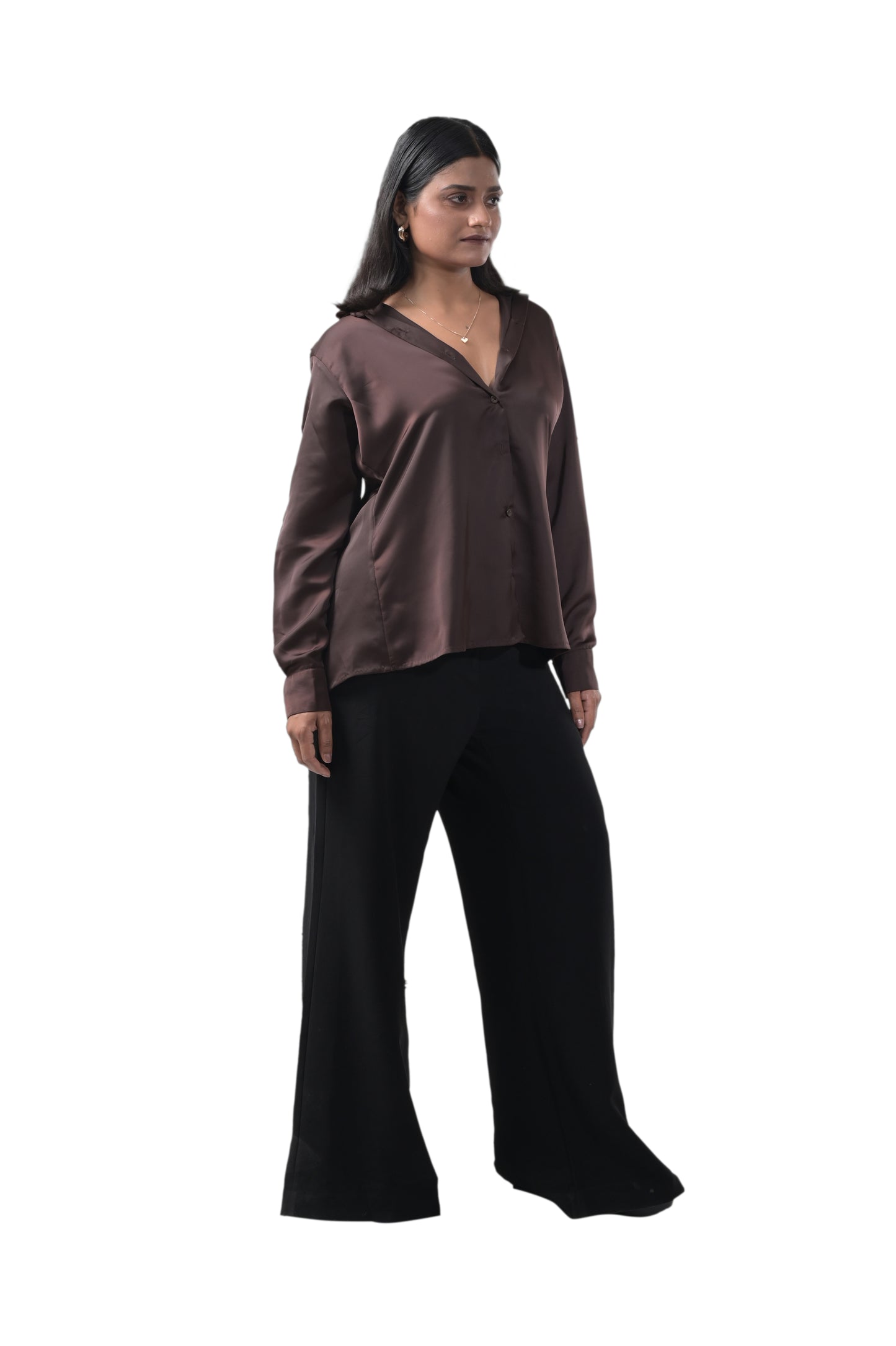DARK BROWN SHIRT