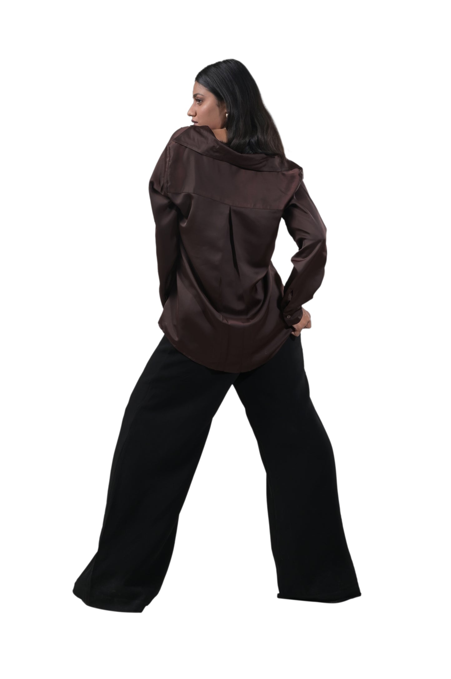DARK BROWN SHIRT