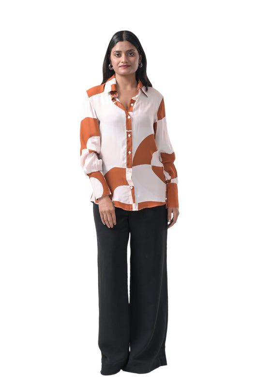ABSTRACT PRINT SHIRT