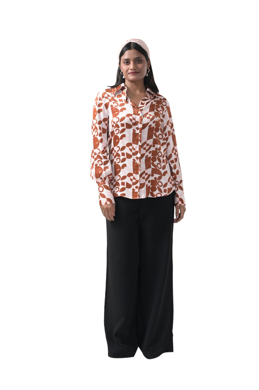 MINI ABSTRACT PRINT SHIRT