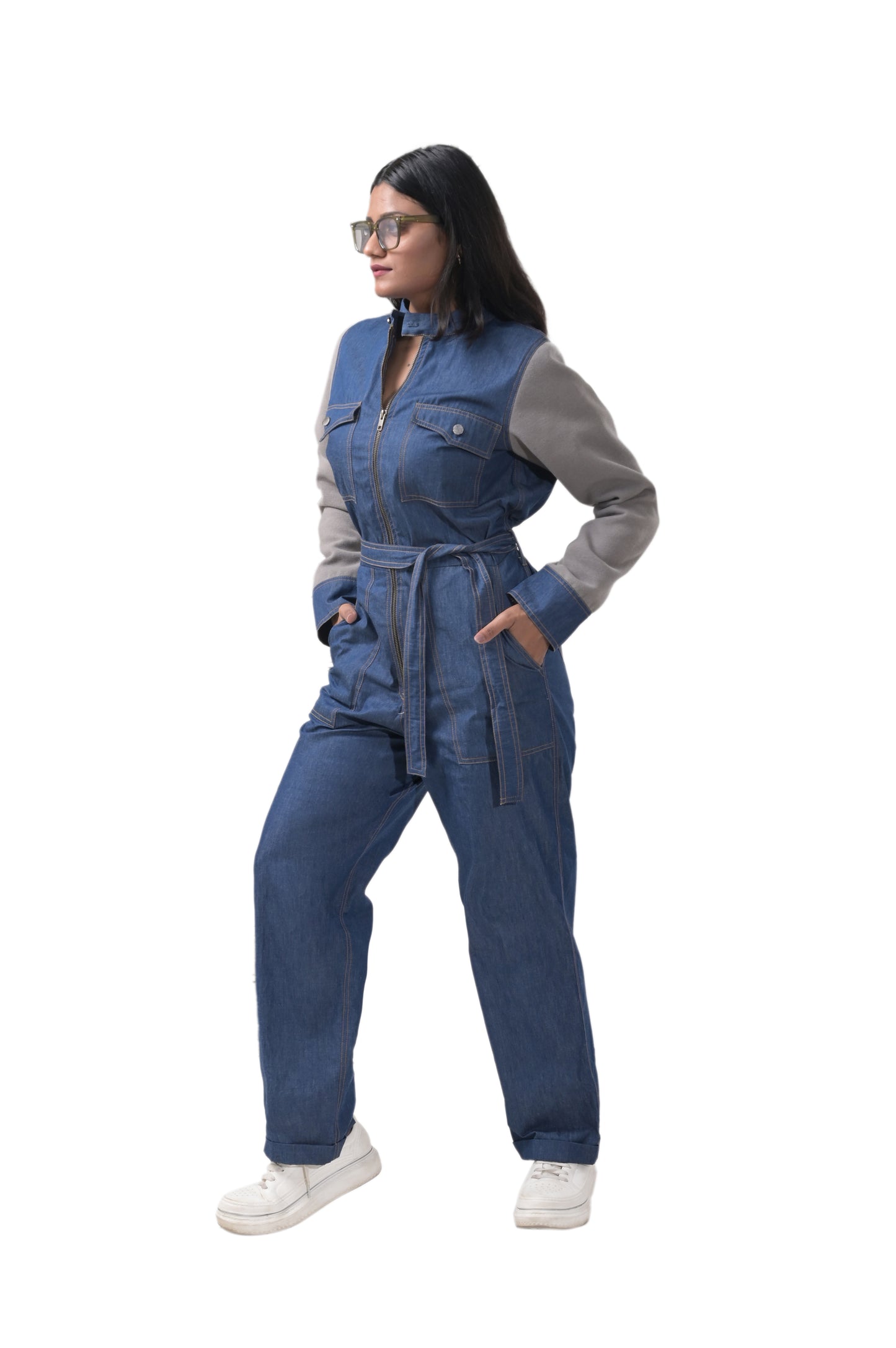 DENIM JUMPSUIT